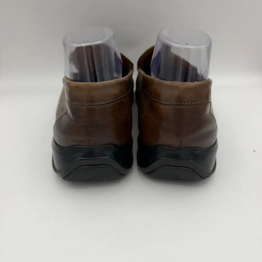 Cole Haan NikeAir Men's 11M Brown Leather Slip On Loafers Comfort Dress Shoes